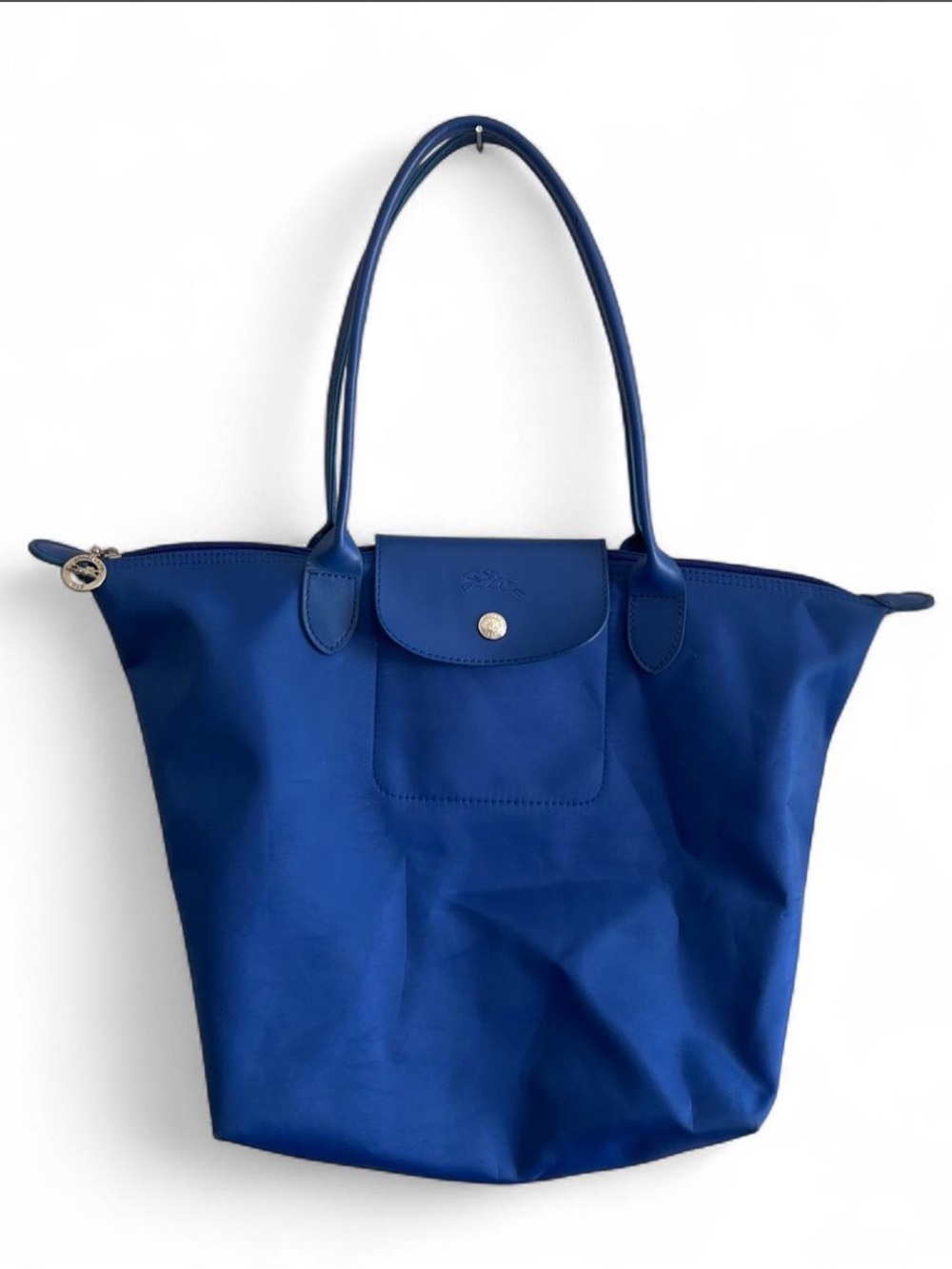 Longchamp Blue Small Tote Bag

Length: L 11” W 16” D  7”
